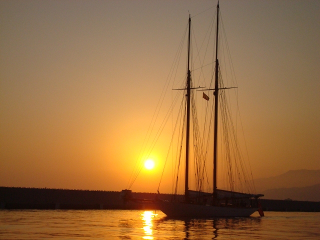  Sonnenuntergang in Motril 