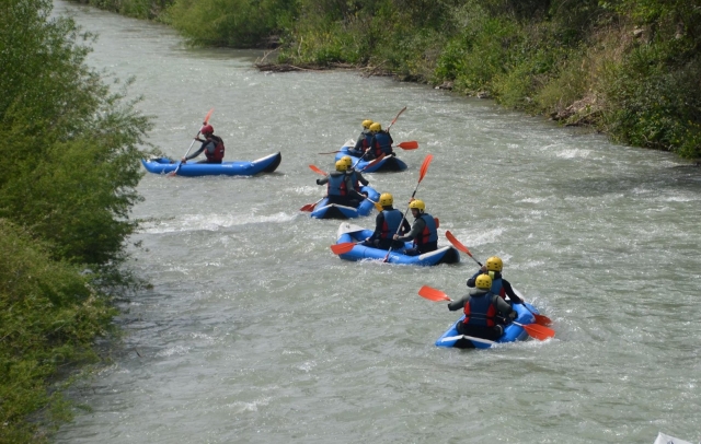 Aviron le long de la rivière Genil 