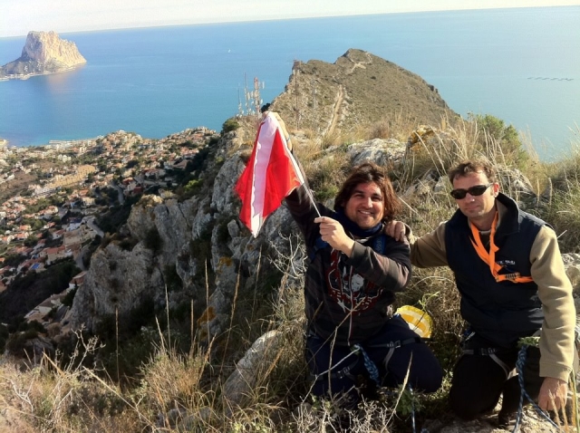 En la cima