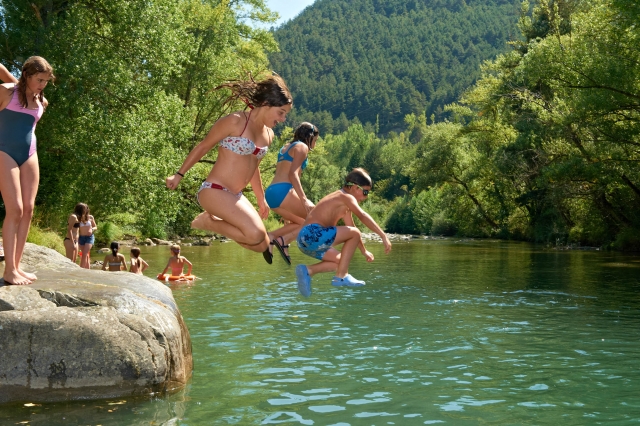  Amazons into the water 