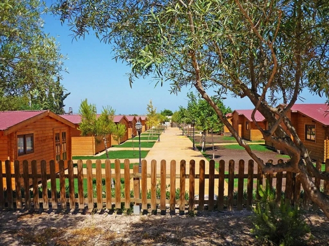 Cabañanas del albergue 