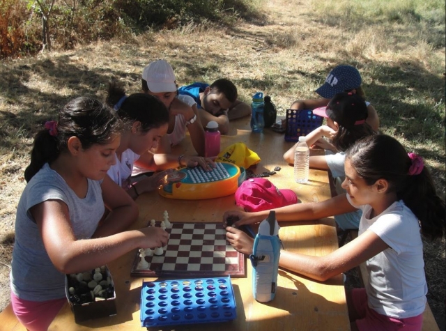  户外棋盘游戏 