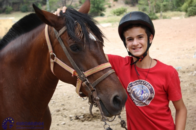  Student with horse 