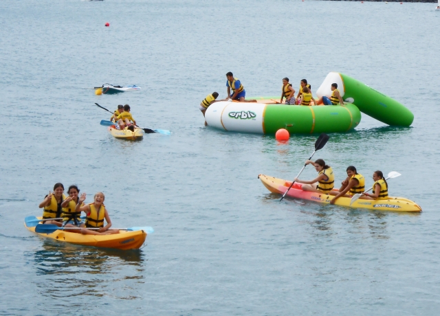 Hinchable acuatico y kayak