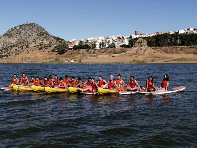  Caiaques e pranchas SUP na Extremadura 