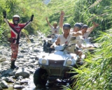  Having a great time on a quad 