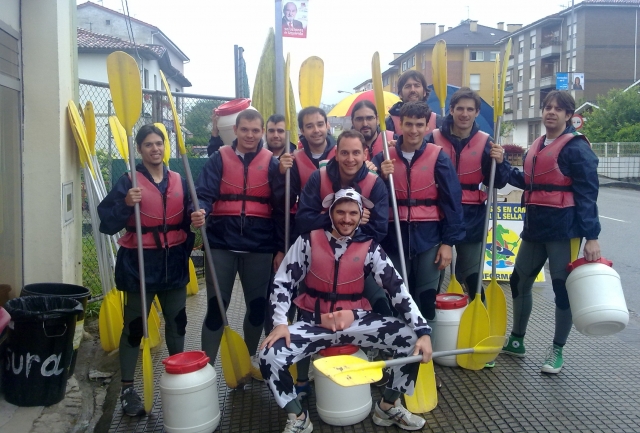 Despedida de soltero con remos