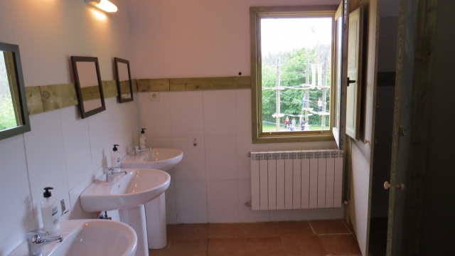 Baño del albergue