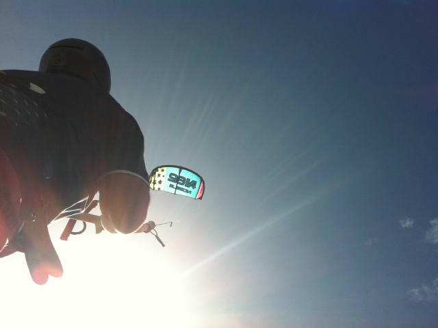 El sol nos deslumbra