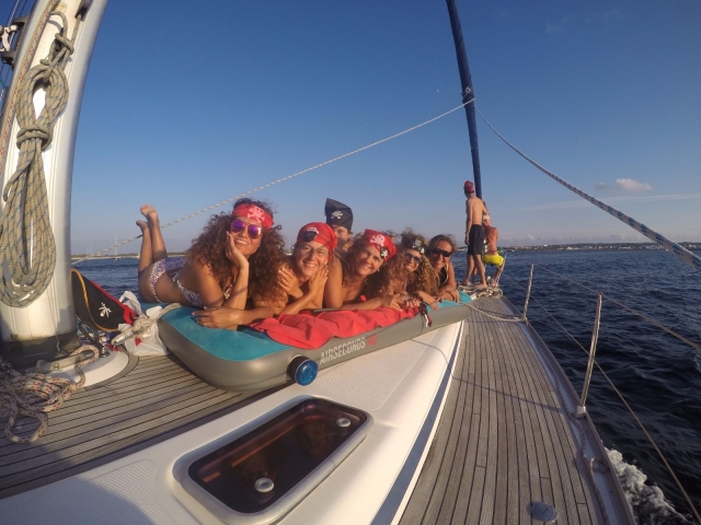  甲板上的有趣照片 