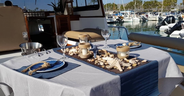 Almuerzo especial a bordo 