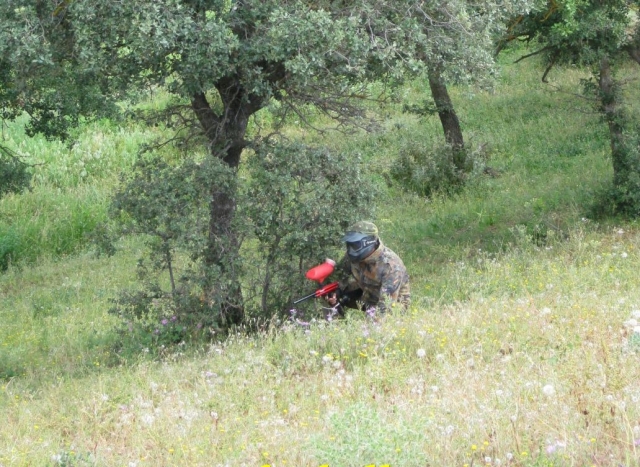  Player hiding in the field of Antequera 