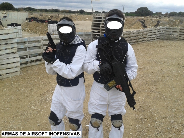 PARTIDAS INOFENSIVAS DE AIRSOFT O PAINTBALL