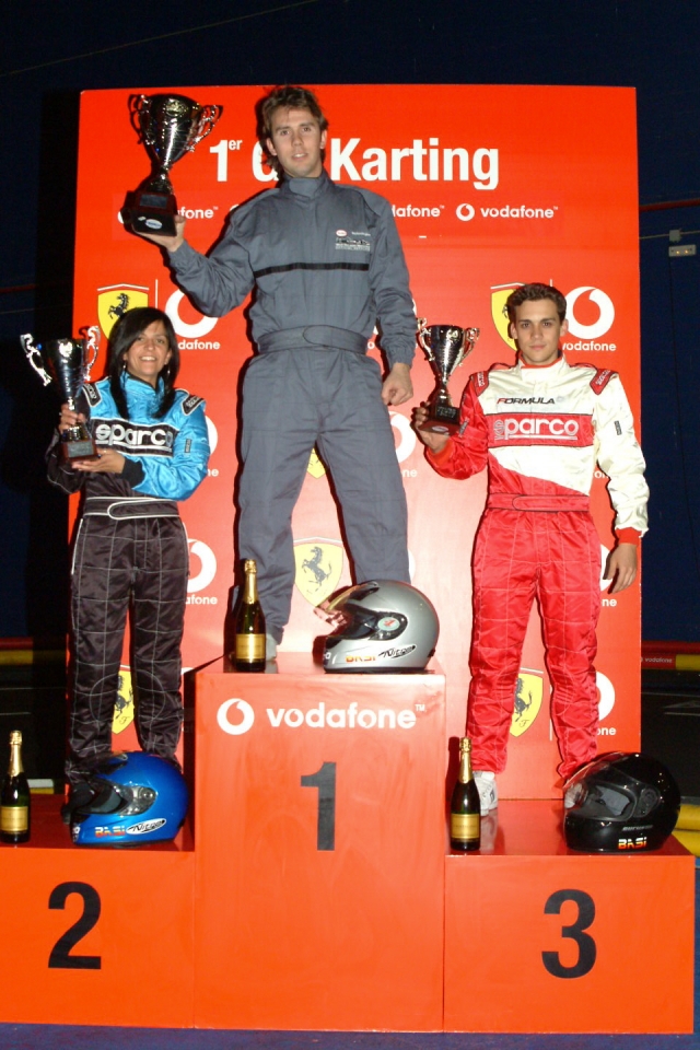  On the podium 