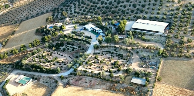 Vista aerea de los escenarios