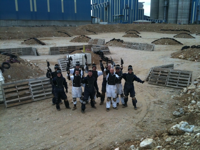 Con los amigos de gotcha