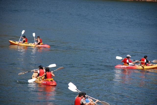  Course de canoë 