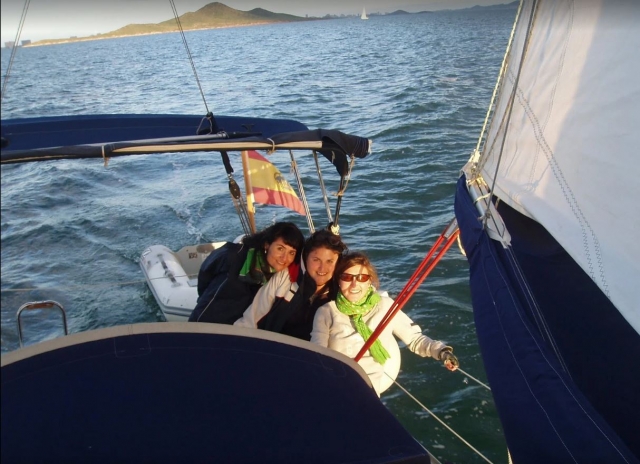  Friends sailing in Murcia 