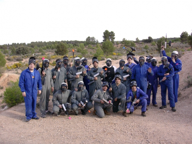 Paintball zum Abschied 