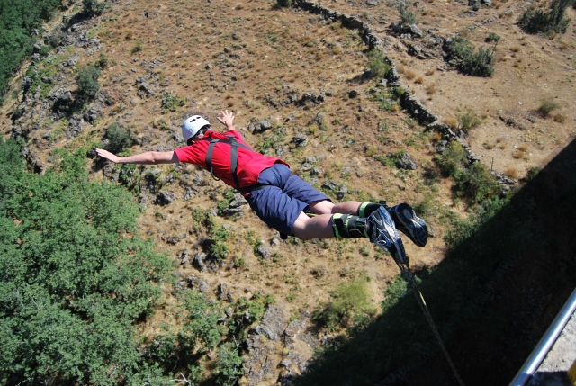 Salto puenting en Buitrago