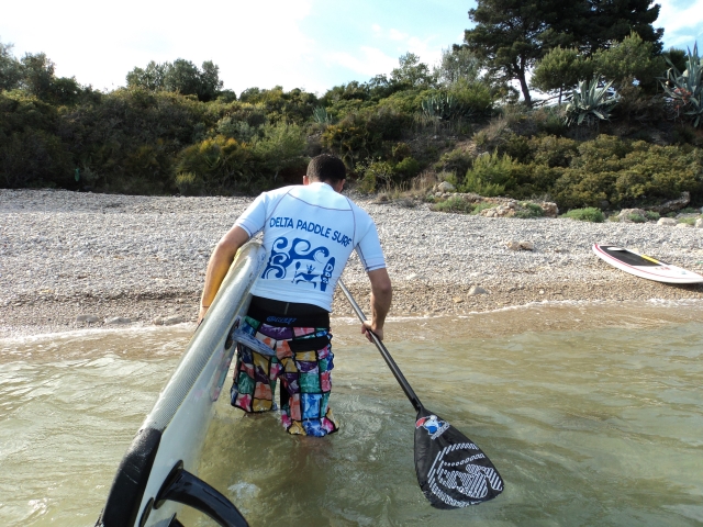 Student with material 