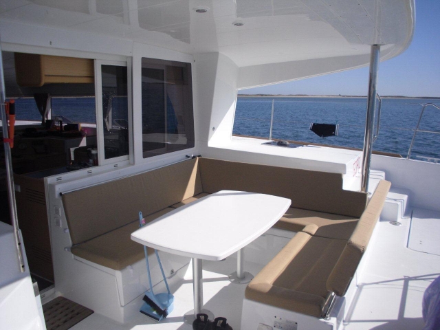 Salón-comedor exterior.