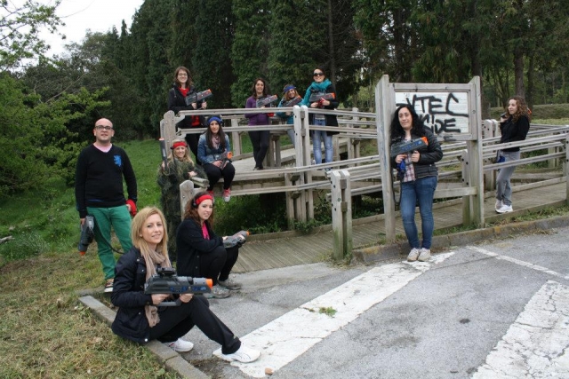  In the stage fence 