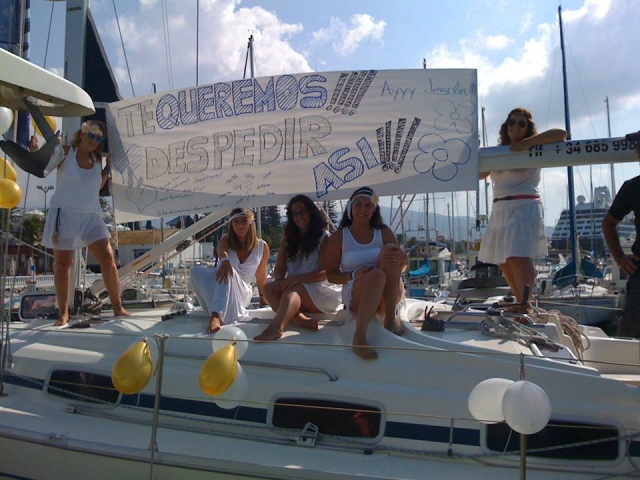 Una despedida a bordo