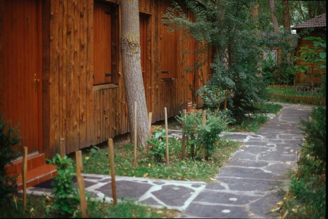  平房的通道区 
