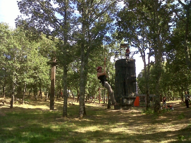 Disfrutando en plena naturaleza