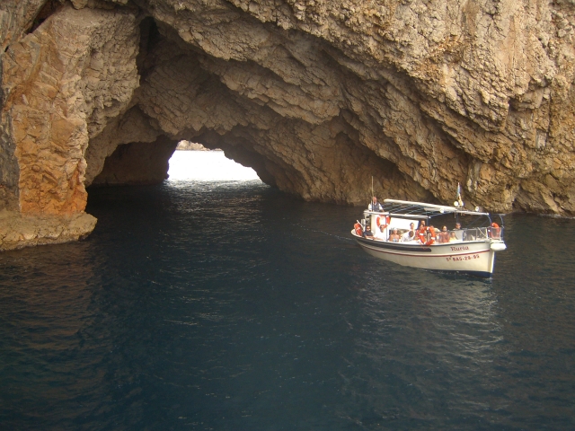 Paseo en barco en la Costa Brava