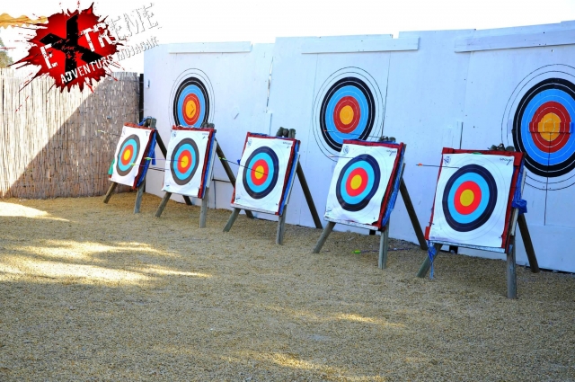  Targets on the shooting line 