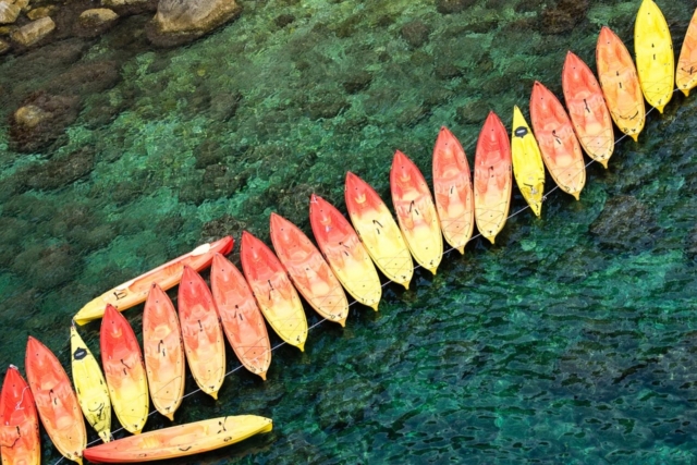 Nuestra flota de kayaks