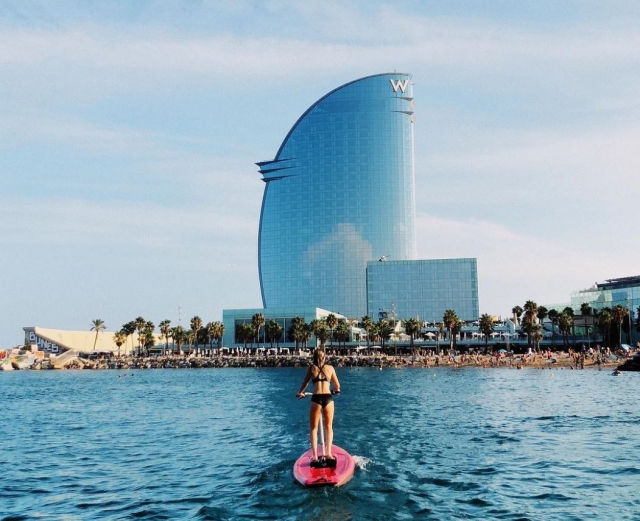  Testing the new aquatics in Barcelona