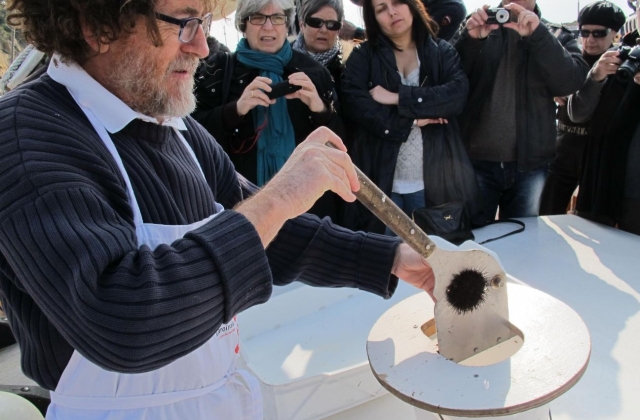 Degustação de ouriços 