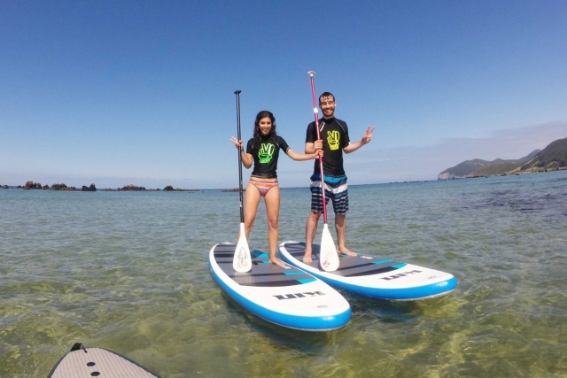  Enjoying the SUP activity 