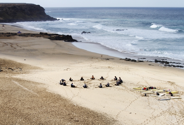  Aquecimento antes do surf aula 