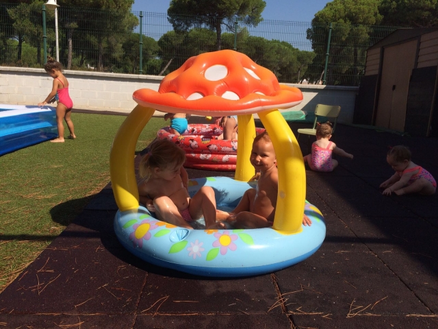 Jugando fresquitas en verano