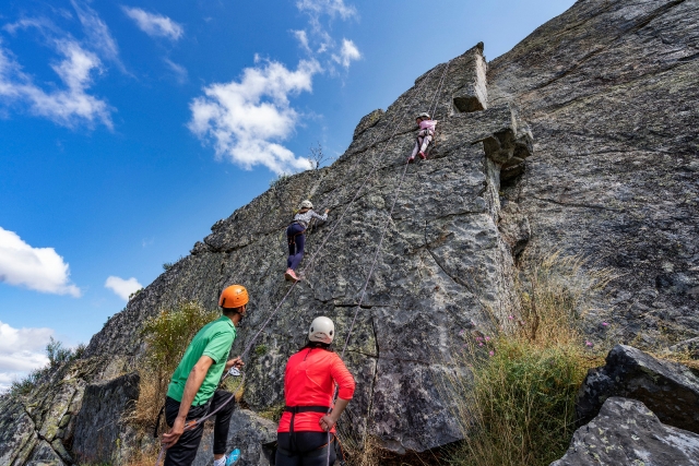 Sesión de escalada en Badajoz 