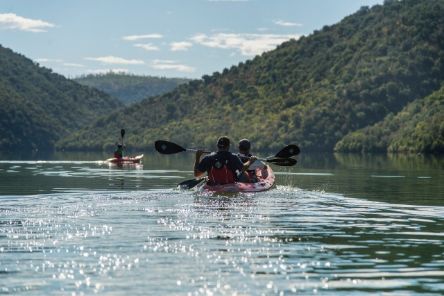 Excursión en kayak por el Tajo