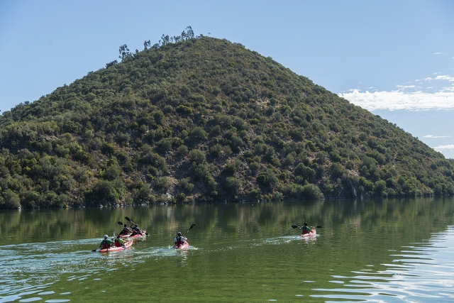 Disfrutando de una ruta en kayak