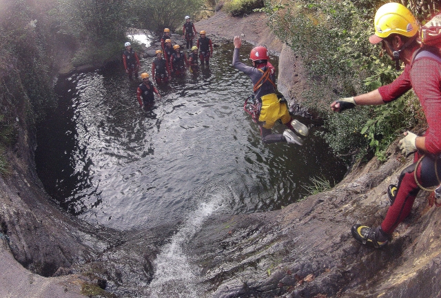 Descenso de barrancos ramales