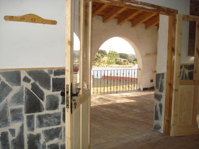  从房子到广场的景色 