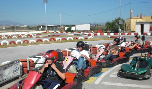 Bachelor party in karts 