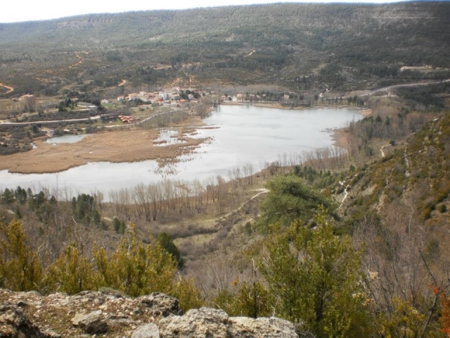  Contemplando a lagoa 