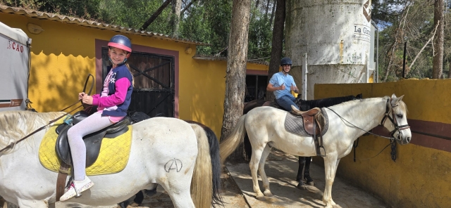 Review of Juan about Economical horseback riding route in Collserola 1h