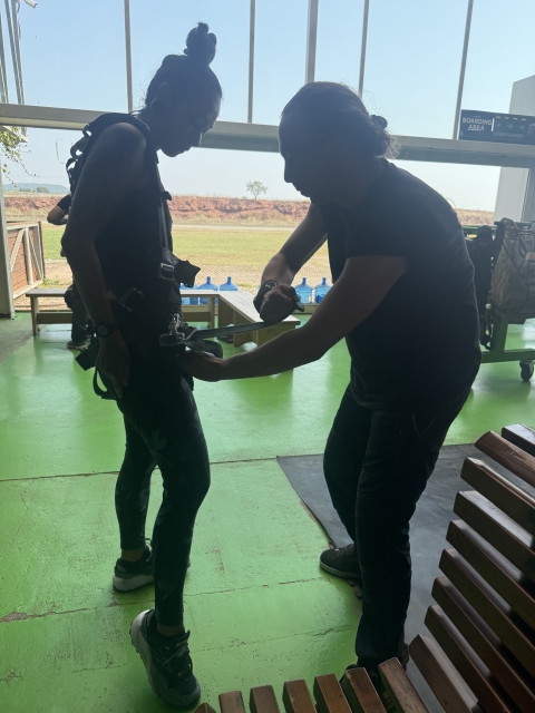 Review of Maite about Barcelona tandem jump from 4,000 m weekend