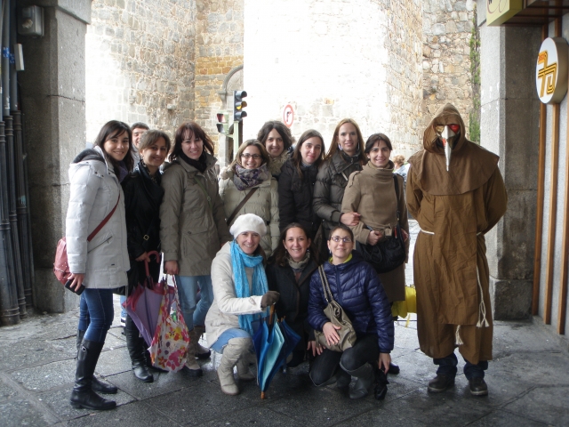Clientes de la aventura con actores
