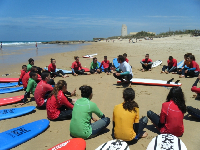 Clases de surf en El Palmar