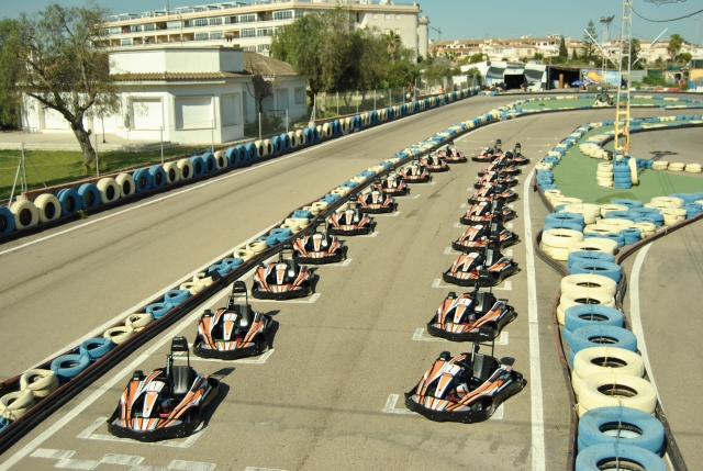 Karts en parrilla